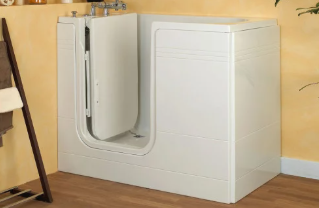 Baignoire à porte