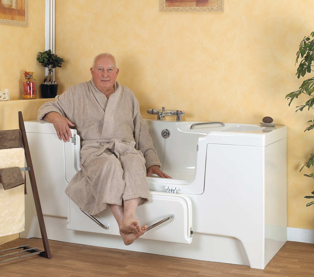 Baignoire à porte pour seniors