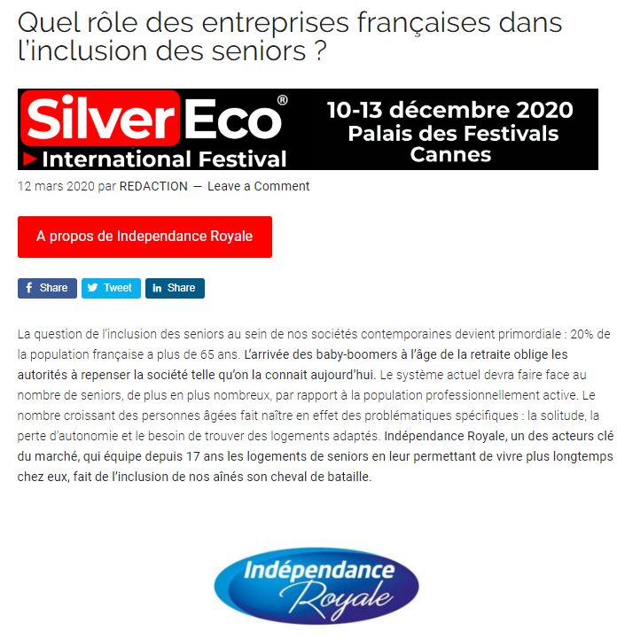 Silver Eco Mars 2020