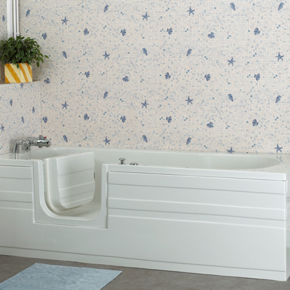 Baignoire à porte